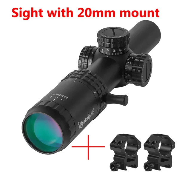 Tactical Optical Rifle Scope, 1-5x24