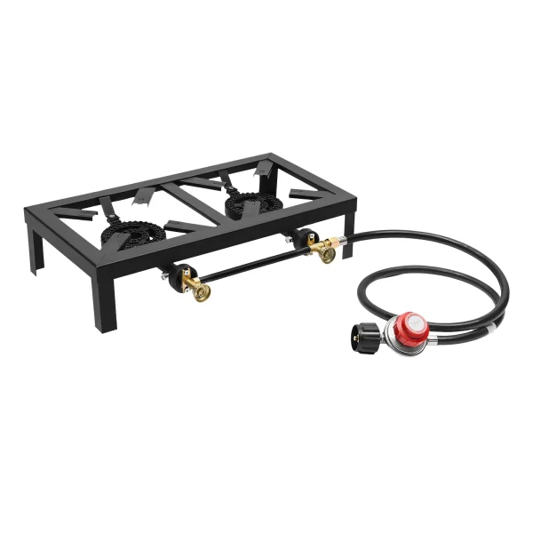 Portable Camping Gas Stove Outdoor Double Burner