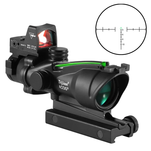 Adjustable Scope, 4x32 Red Dot 1x-4x