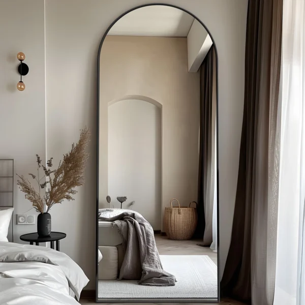 Floor Mirror with Stand, 58"x18"