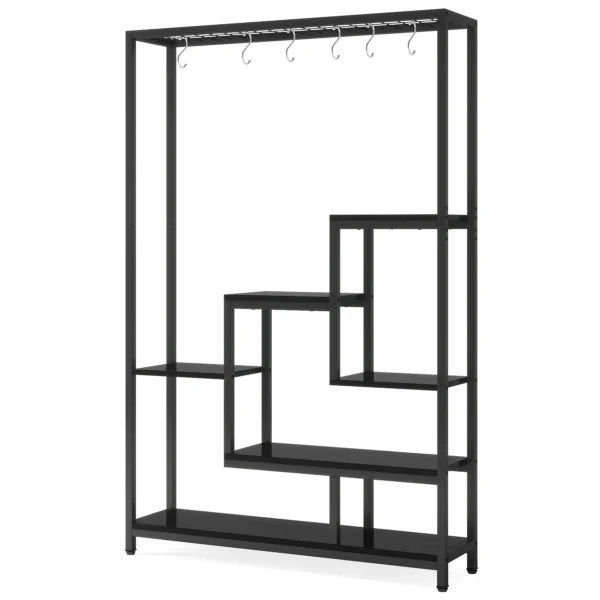 Plant Stand 5 Tier, 70.9" W/ 10 PC S Hanging Hooks