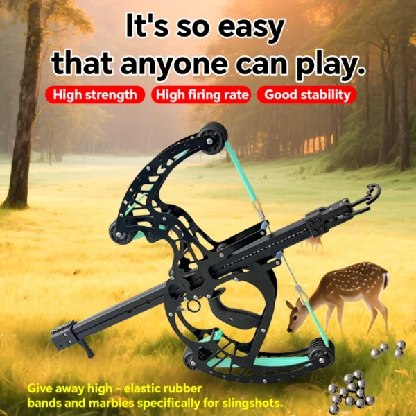Composite Bow, All Metal with a 50-shot capacity